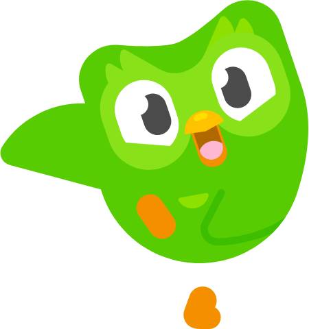 Duo the owl, the Duolingo mascot